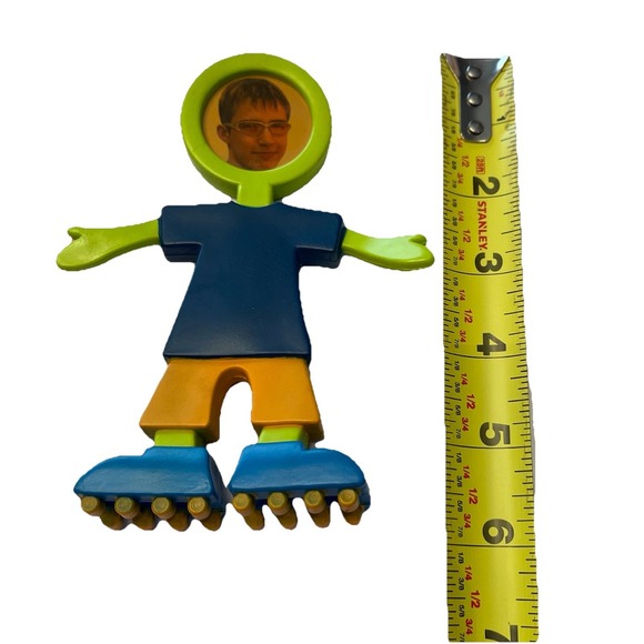 CBS Design 1999 Flexo Buddies Photo Frame Bendable Roller Flexo Blader  5.5" Y2K - Picture 6 of 7